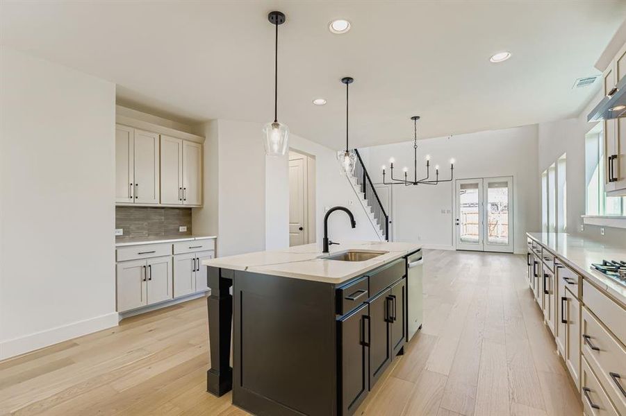 Furnished interior view inside a new home in Mosaic 40s, Prosper (Image 13).