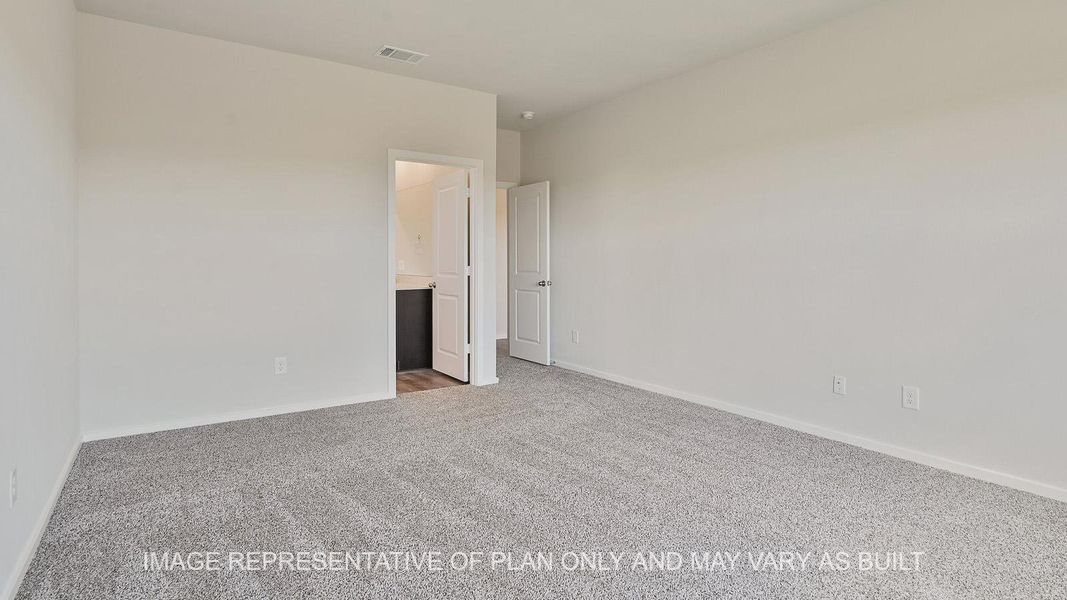 Representative unfurnished interior of a home built from the Naples by D.R. Horton in Cornerstone, Rockdale (Image 18). Representative unfurnished interior of a home built from the Naples by D.R. Horton in Cornerstone, Rockdale (Image 18).