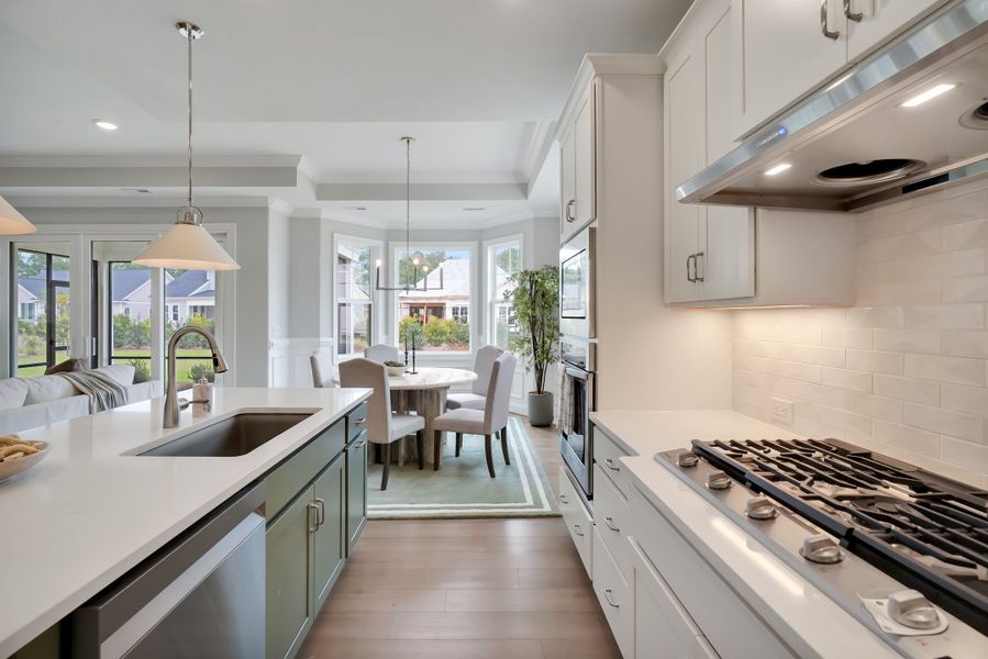 Representative furnished interior of a home built from the Pierre's Bay by Kent Homes in Oyster Harbour, Supply (Image 125).