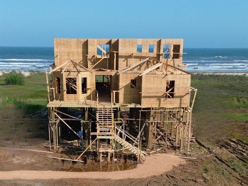 Construction progress on the beachside — This legacy estate offers panoramic views of the Gulf and bay on nearly an acre of land. Construction progress on the beachside — This legacy estate offers panoramic views of the Gulf and bay on nearly an acre of land.