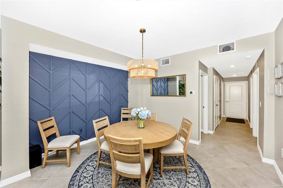 Furnished interior view inside a new home in Wellen Park Golf & Country Club, Venice (Image 15).