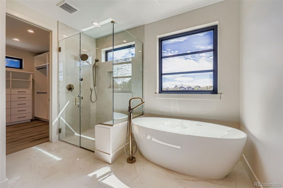 Furnished interior view inside a new home in , Colorado Springs (Image 28). Furnished interior view inside a new home in , Colorado Springs (Image 28).