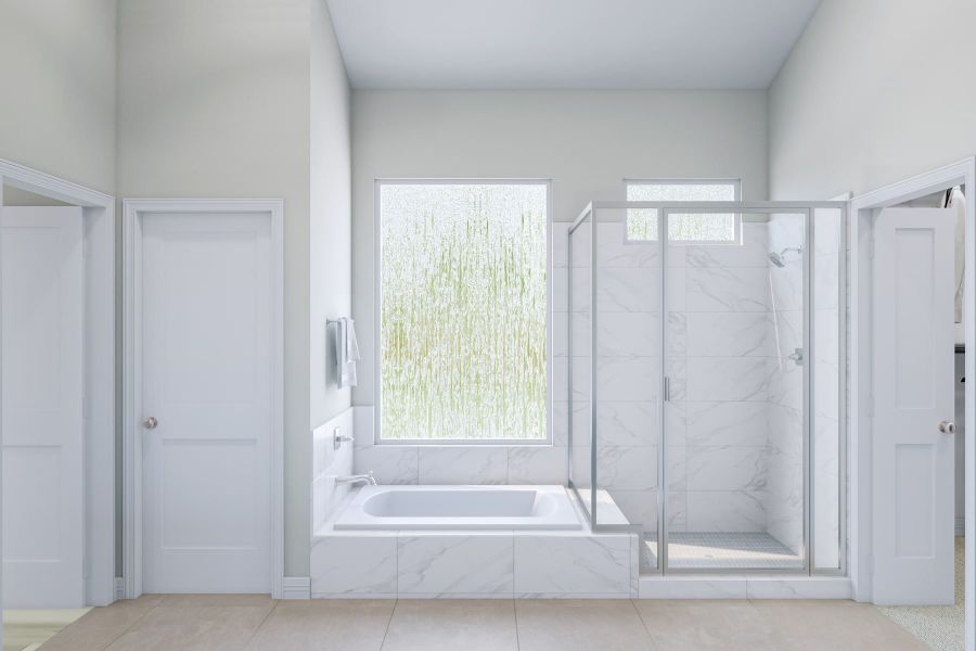 Representative unfurnished interior of a home built from the Verdin by Tri Pointe Homes in Oakhill Reserve, Tomball (Image 25).