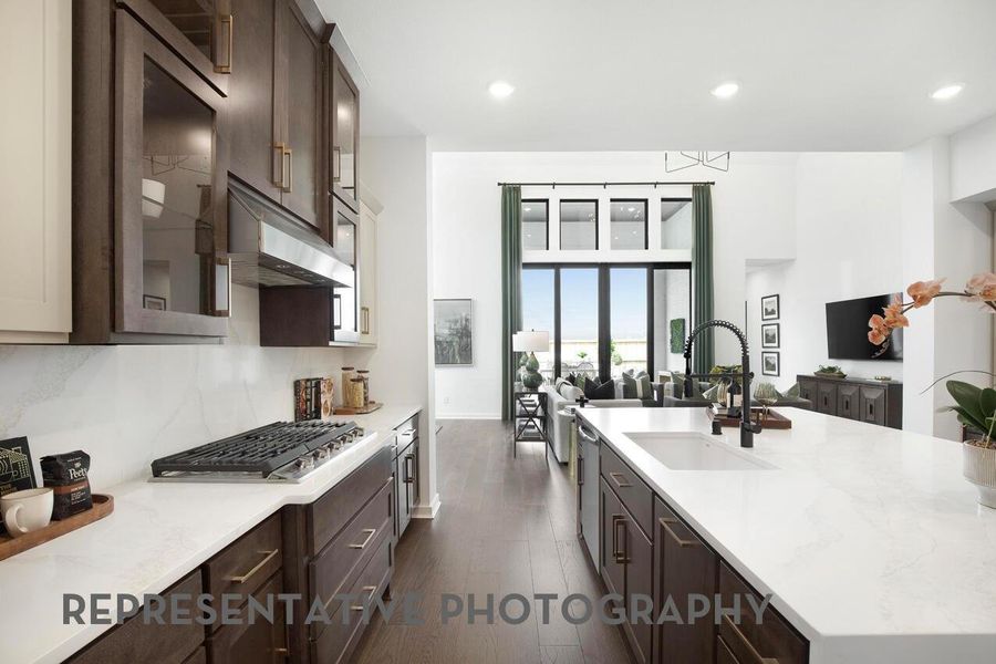 Furnished interior view inside a new home in Meridiana, Manvel (Image 17).