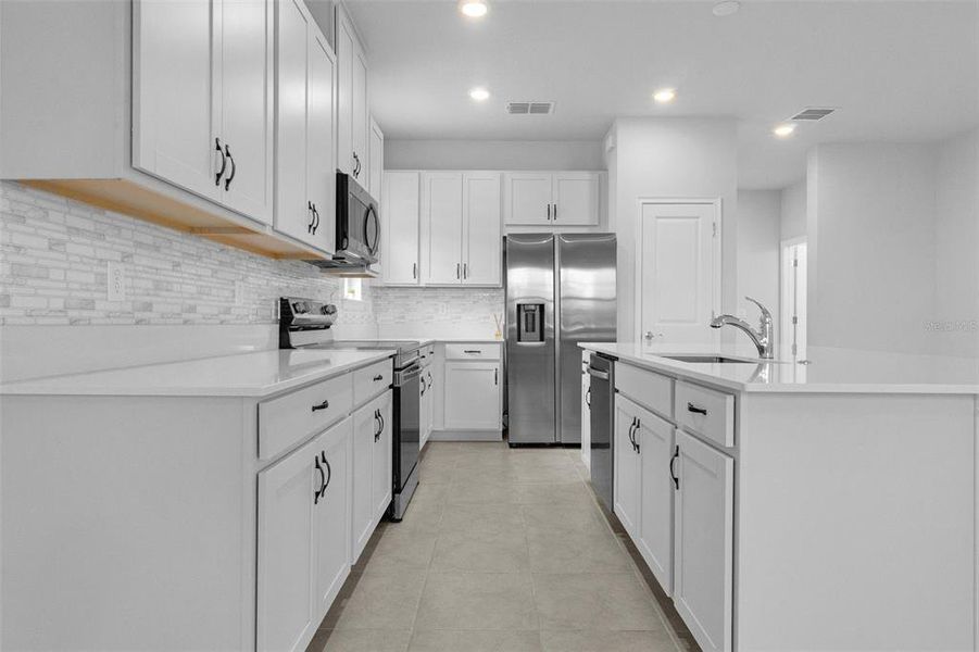 Furnished interior view inside a new home in , St. Cloud (Image 5).