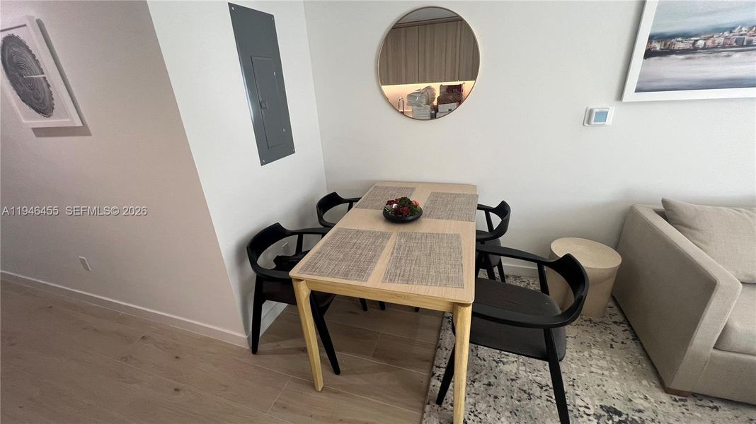 Furnished interior view inside a new home in , Miami (Image 7).