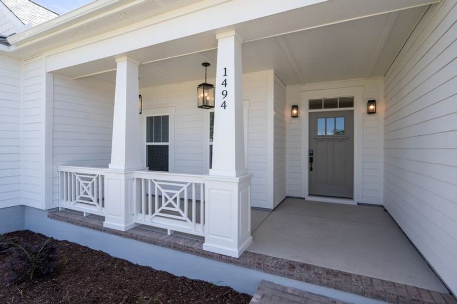 Representative exterior details of a home built from the Claremont by Bill Clark Homes in The Sanctuary at Sunset Beach, Sunset Beach (Image 4). Representative exterior details of a home built from the Claremont by Bill Clark Homes in The Sanctuary at Sunset Beach, Sunset Beach (Image 4).