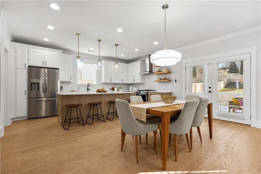 Furnished interior view inside a new home in , Atlanta (Image 42).