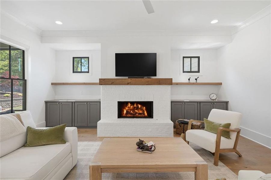 Furnished interior view inside a new home in Malone's Pond, Ball Ground (Image 32).