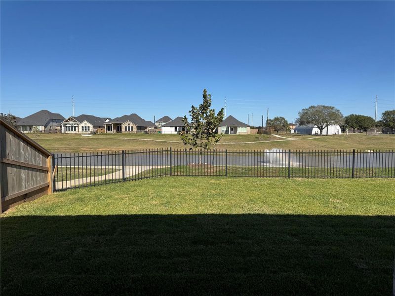 Exterior details and patio area of a home in Arabella on the Prairie, Richmond (Image 22).