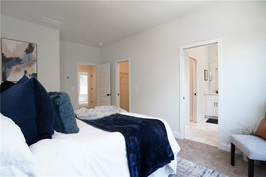 Furnished interior view inside a new home in , Stone Mountain (Image 14).