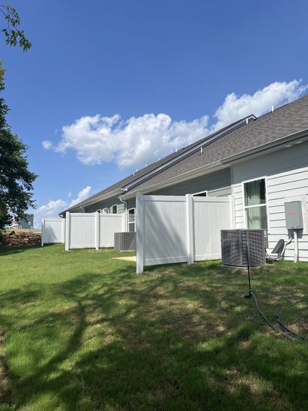 Exterior details and patio area of a home in Spring Branch, Smyrna (Image 2). Exterior details and patio area of a home in Spring Branch, Smyrna (Image 2).