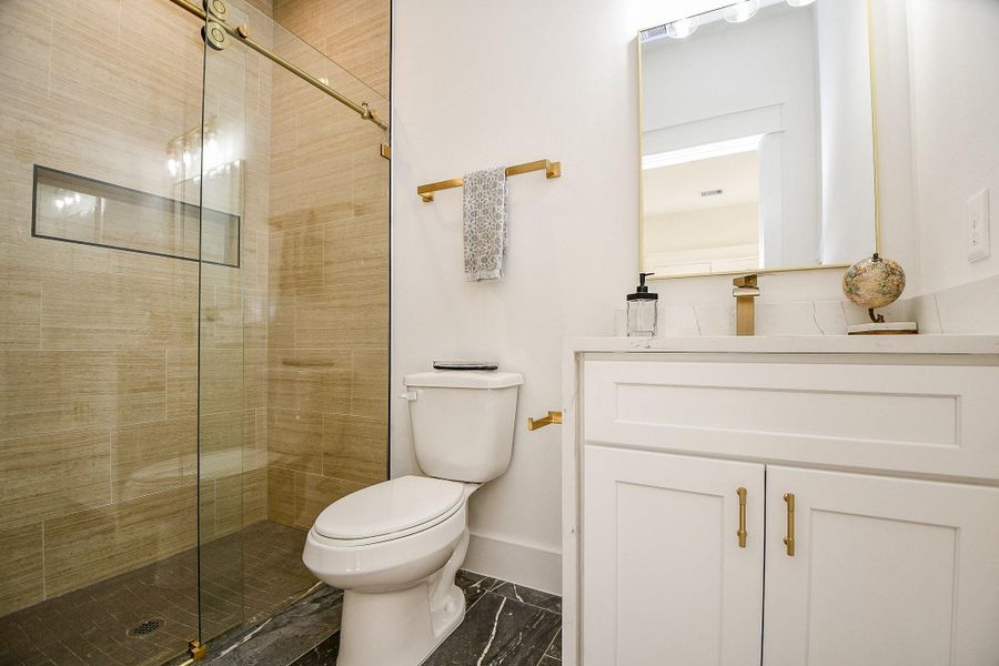 Furnished interior view inside a new home in , Houston (Image 26).