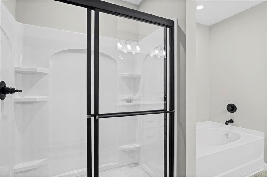 Close-up of interior finishes inside a home in Sage Woods, Dallas (Image 12).