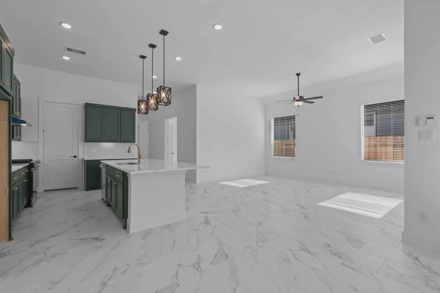 Representative furnished interior of a home built from the Mickelson by Chesmar Homes in Riceland Alley Loads, Mont Belvieu (Image 16).