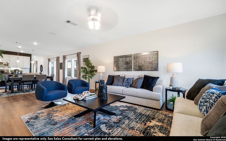 Furnished interior view inside a new home in Garden Grove, San Antonio (Image 19).