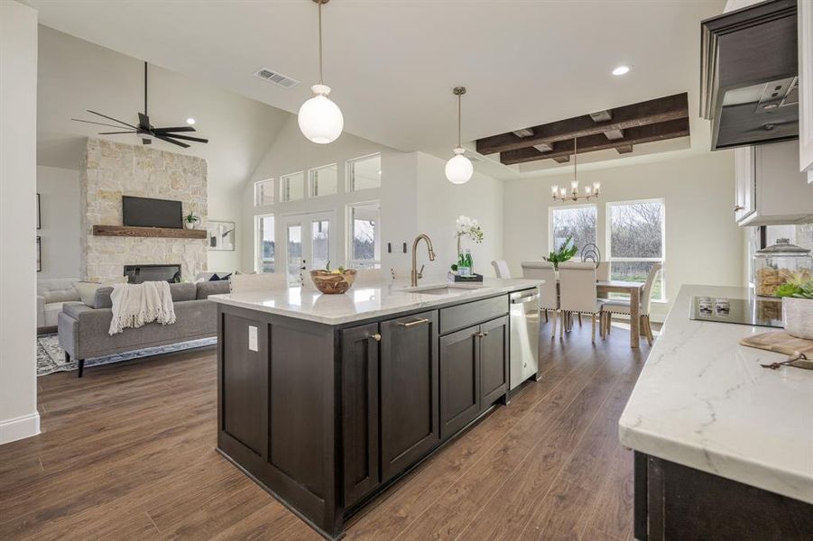Furnished interior view inside a new home in , Farmersville (Image 15).