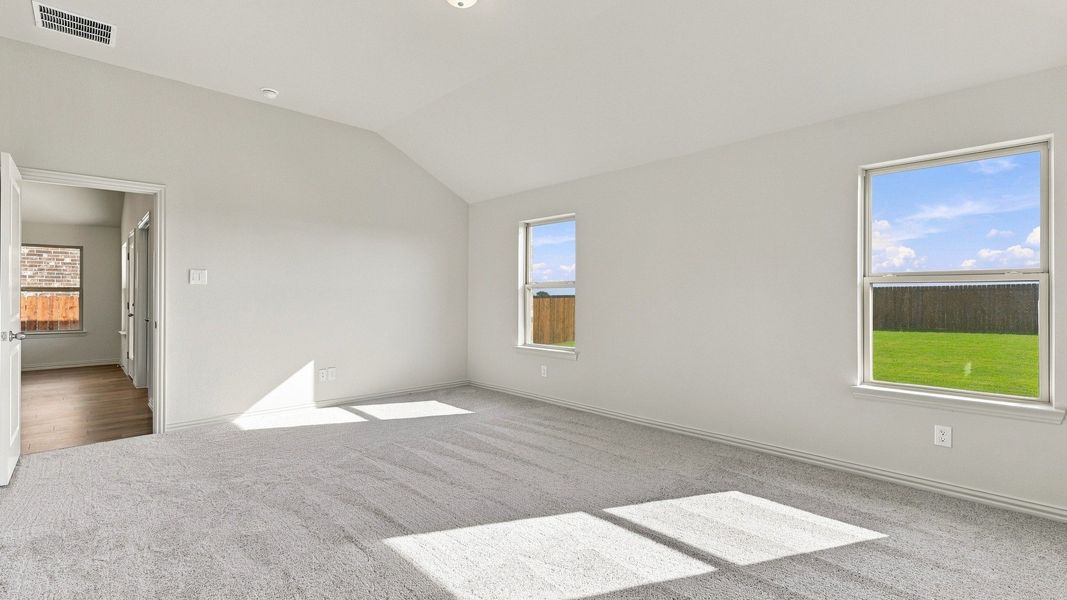 Furnished interior view inside a new home in The Oaks, Red Oak (Image 30).
