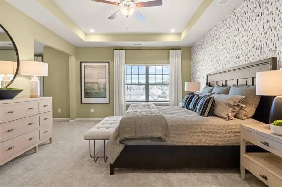 Furnished interior view inside a new home in The Stiles, Cartersville (Image 27).