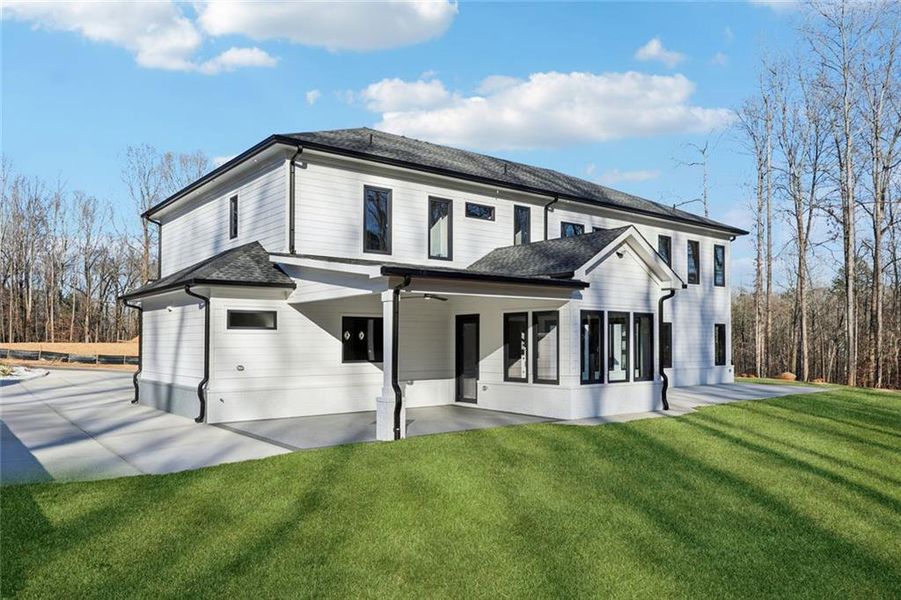 Exterior details and patio area of a home in , Auburn (Image 45). Exterior details and patio area of a home in , Auburn (Image 45).