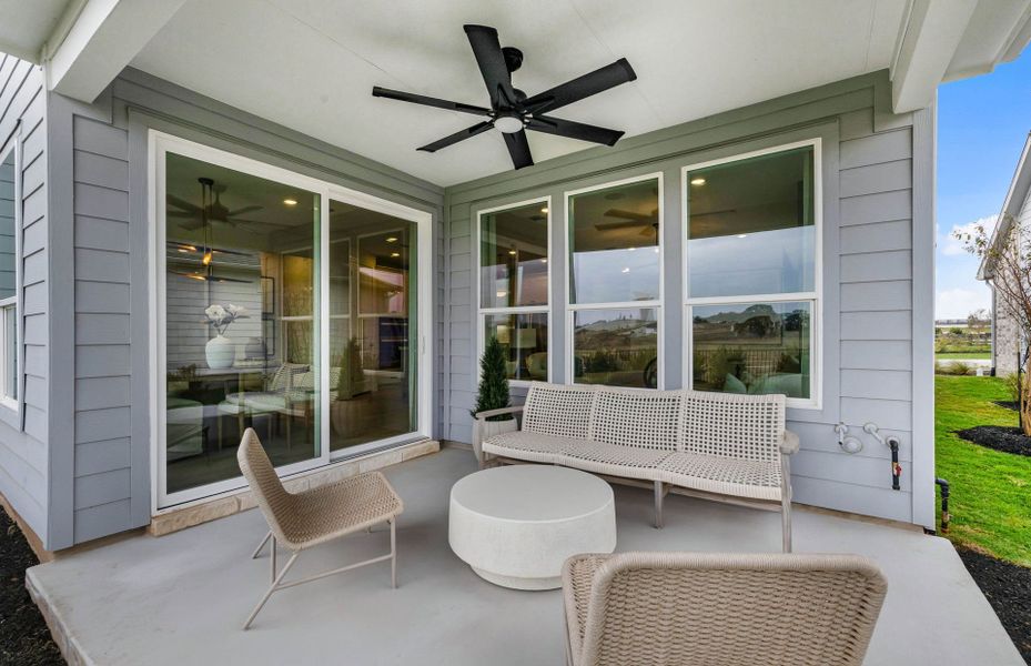 Representative exterior details of a home built from the Mystique by Del Webb in Sun City Texas, Georgetown (Image 3). Representative exterior details of a home built from the Mystique by Del Webb in Sun City Texas, Georgetown (Image 3).