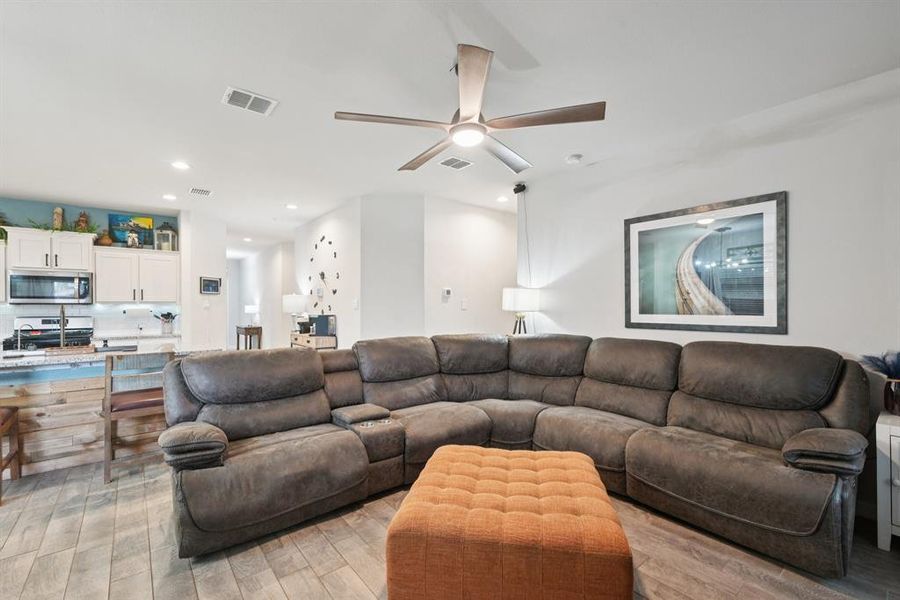 Furnished interior view inside a new home in Springhill South, Boyd (Image 6). Furnished interior view inside a new home in Springhill South, Boyd (Image 6).
