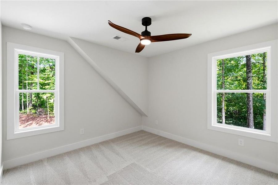 Spacious, unfurnished interior of a new home in , Marietta (Image 37).