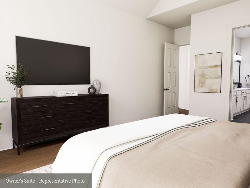 Furnished interior view inside a new home in Two Step Farm 50', Montgomery (Image 3).