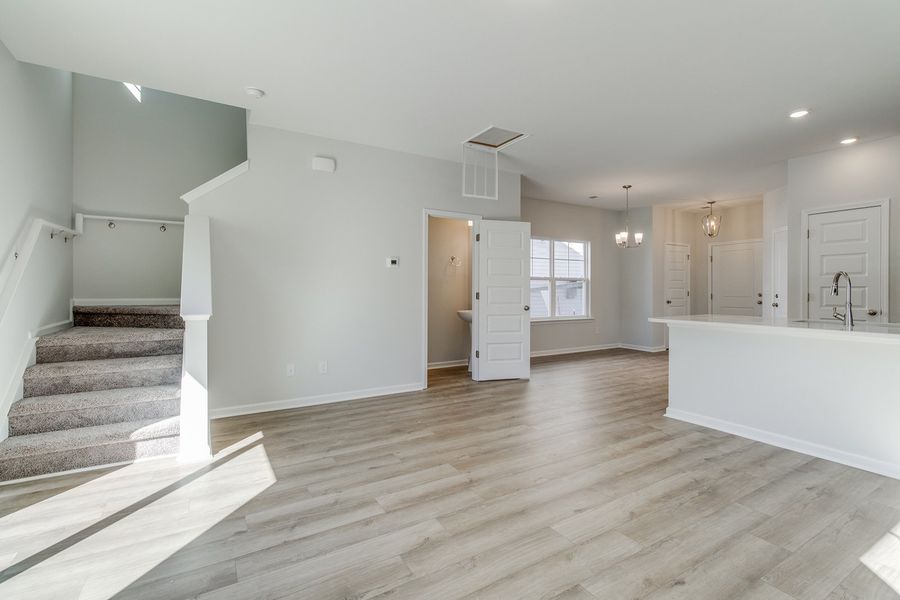 Spacious, unfurnished interior of a new home in The Falls, Blythewood (Image 21).