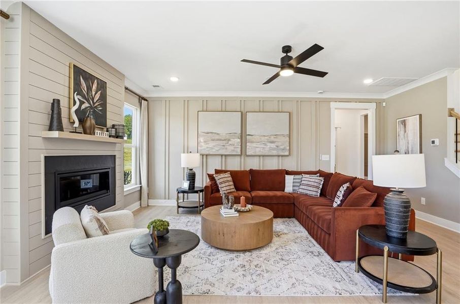 Furnished interior view inside a new home in Marble Tree, Ball Ground (Image 14).