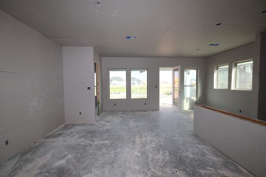 In-progress construction of a new home in Meridiana - Terrace Collection, Manvel, TX (Image 5).