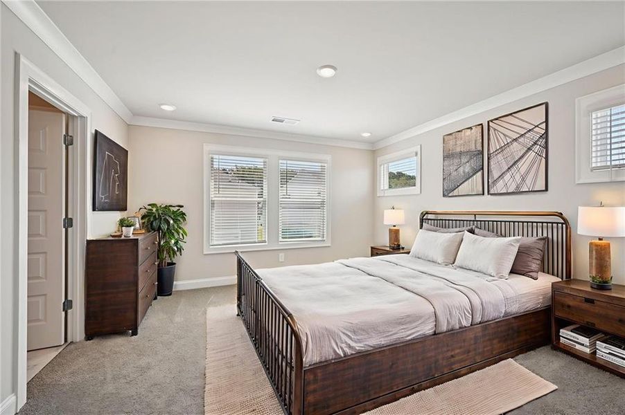 Furnished interior view inside a new home in Hemingway - Cottage Series, Cumming (Image 13).