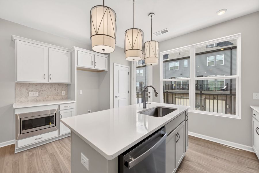 Furnished interior view inside a new home in Southmont, Charlotte (Image 10).