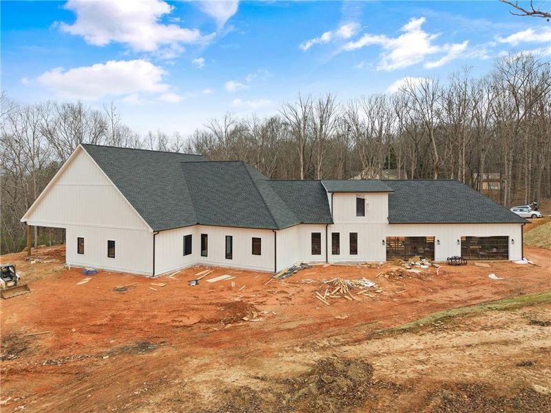 In-progress construction of a new home in , Dawsonville, GA (Image 12).
