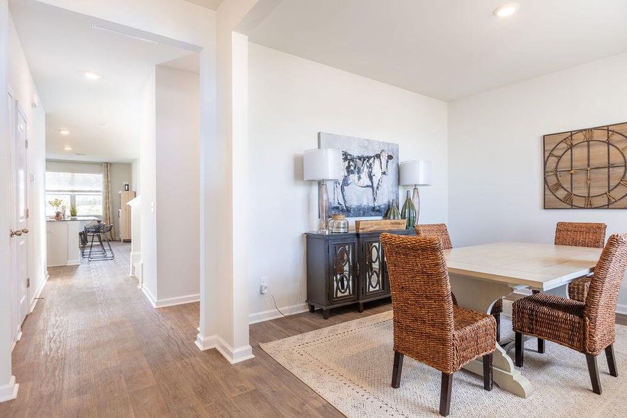 Furnished interior view inside a new home in Pine Hills at Cane Bay, Summerville (Image 29).