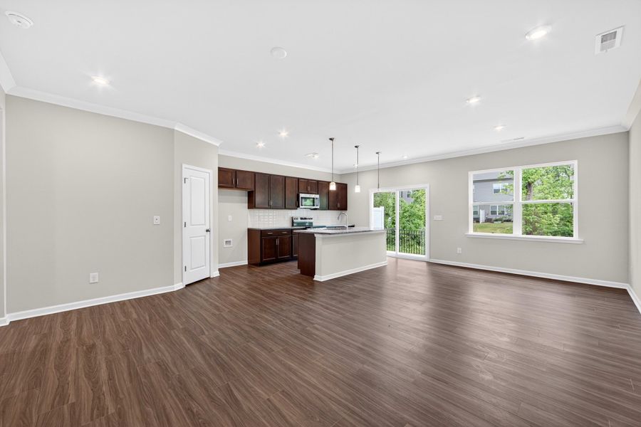 Spacious, unfurnished interior of a new home in Fifteen 15 Cannon, Charlotte (Image 21). Spacious, unfurnished interior of a new home in Fifteen 15 Cannon, Charlotte (Image 21).