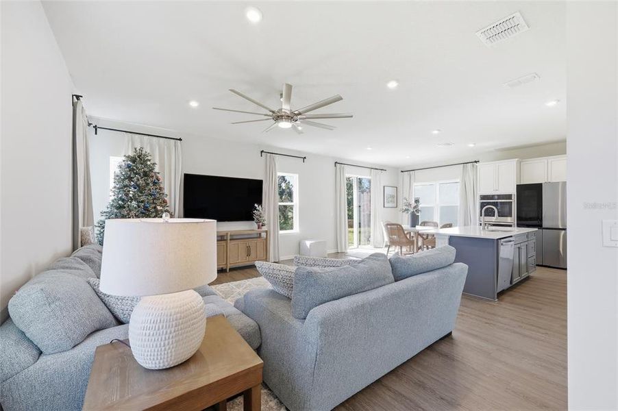 Furnished interior view inside a new home in Lakewood Park, Deland (Image 15).