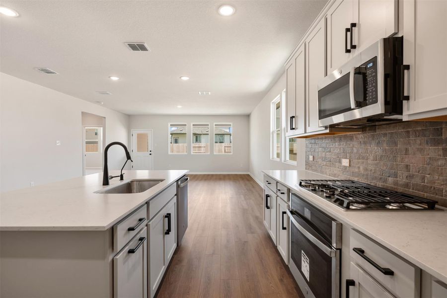 Furnished interior view inside a new home in Patterson Ranch, Georgetown (Image 9).