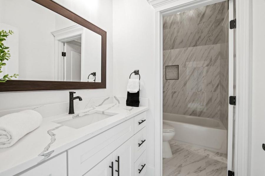 Furnished interior view inside a new home in , Dacula (Image 39).