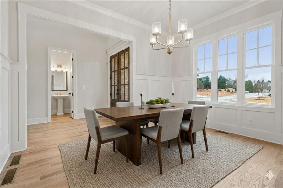 Furnished interior view inside a new home in , Marietta (Image 5). Furnished interior view inside a new home in , Marietta (Image 5).