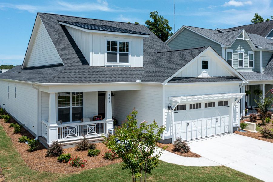 Representative exterior photo of a completed home built from the Fletcher by Bill Clark Homes in Riverside Cove, Wilmington, NC (Image 25).