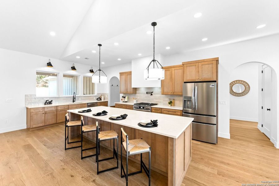 Furnished interior view inside a new home in , Boerne (Image 36).