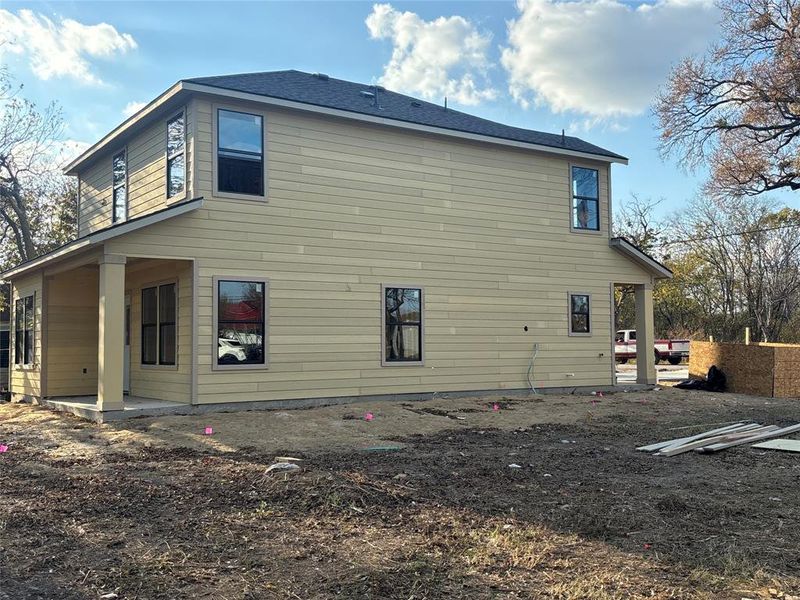 Exterior details and patio area of a home in , Corsicana (Image 3). Exterior details and patio area of a home in , Corsicana (Image 3).