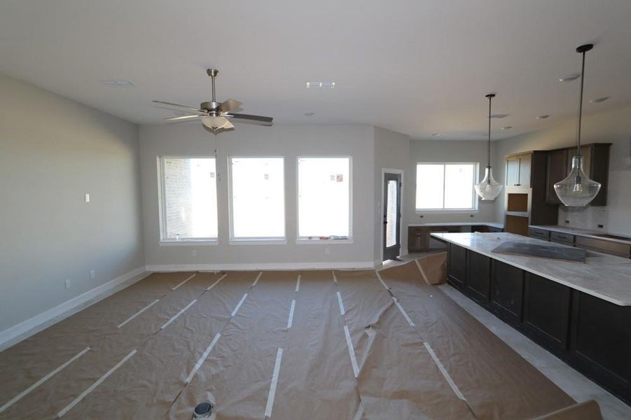 In-progress construction of a new home in Meridiana 55' Homesites, Manvel, TX (Image 4).