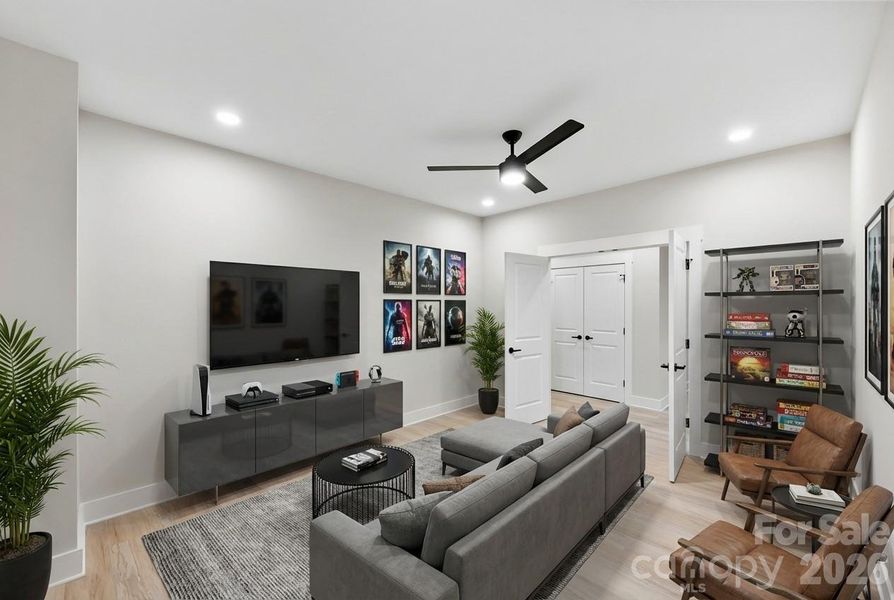 Virtual Staged game room