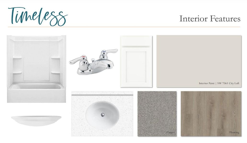 Sample of building materials used in homes in Hammock Walk at Nexton, Summerville (Image 12).
