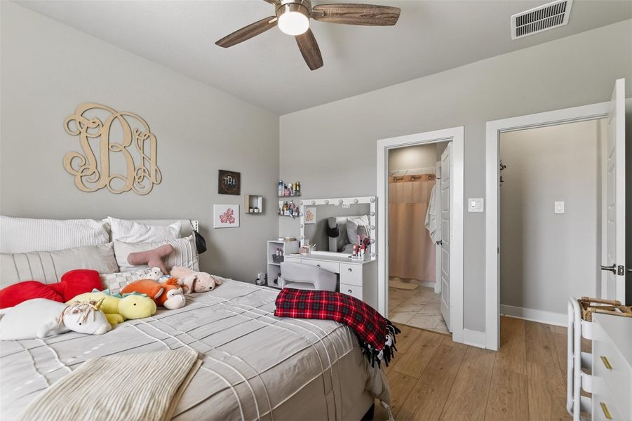 Furnished interior view inside a new home in Lone Star Landing, Montgomery (Image 31).