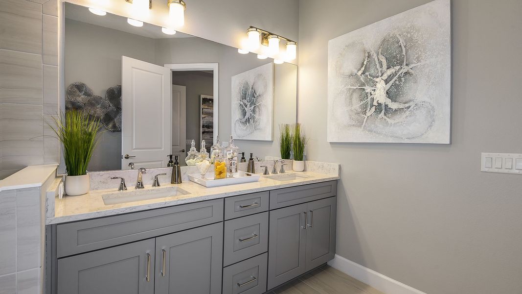 Furnished interior view inside a new home in Westview Community Group Page, Kissimmee (Image 17).