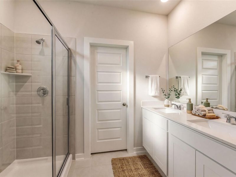 Furnished interior view inside a new home in The Villages at WestPointe, Dayton (Image 31).