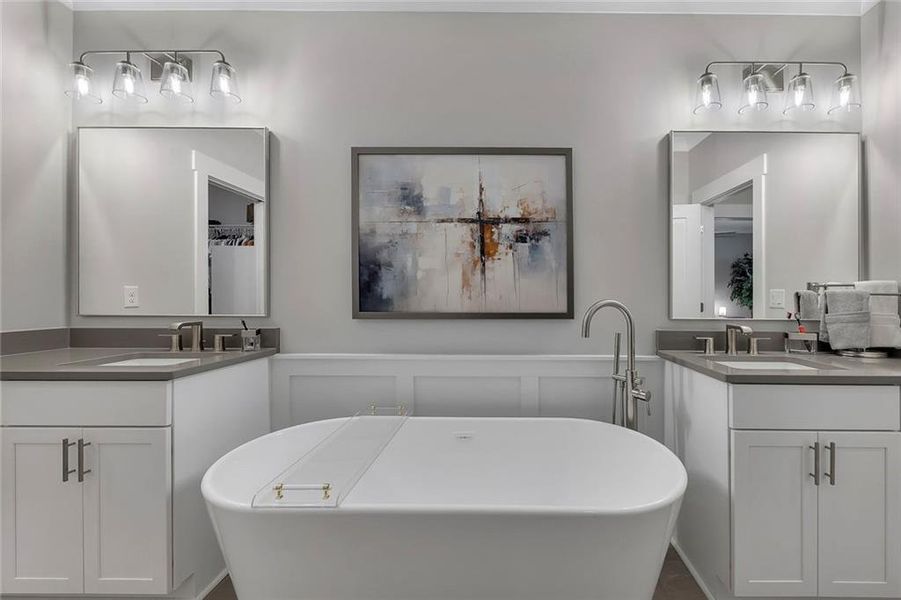 Furnished interior view inside a new home in , Woodstock (Image 46).